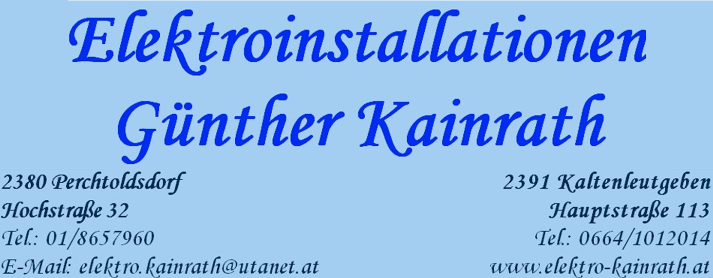 Logo Elektroinstallationen Kainrath